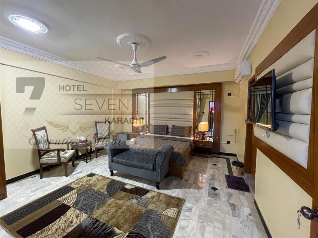 Hotel Seven 7 Karachi Exterior foto