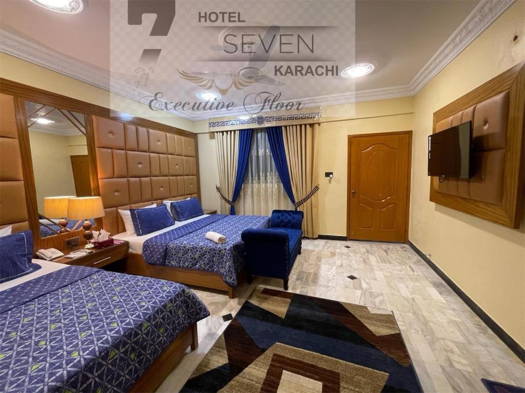 Hotel Seven 7 Karachi Exterior foto